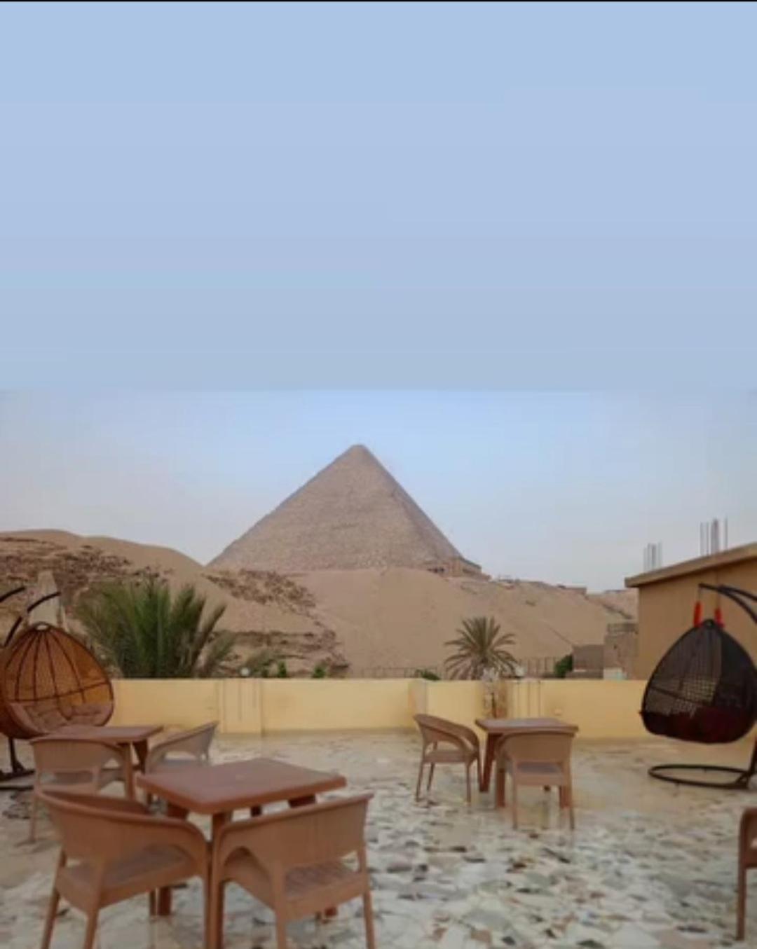 Pyramid View Gh Hotel Kafrat al Jabal Exterior foto