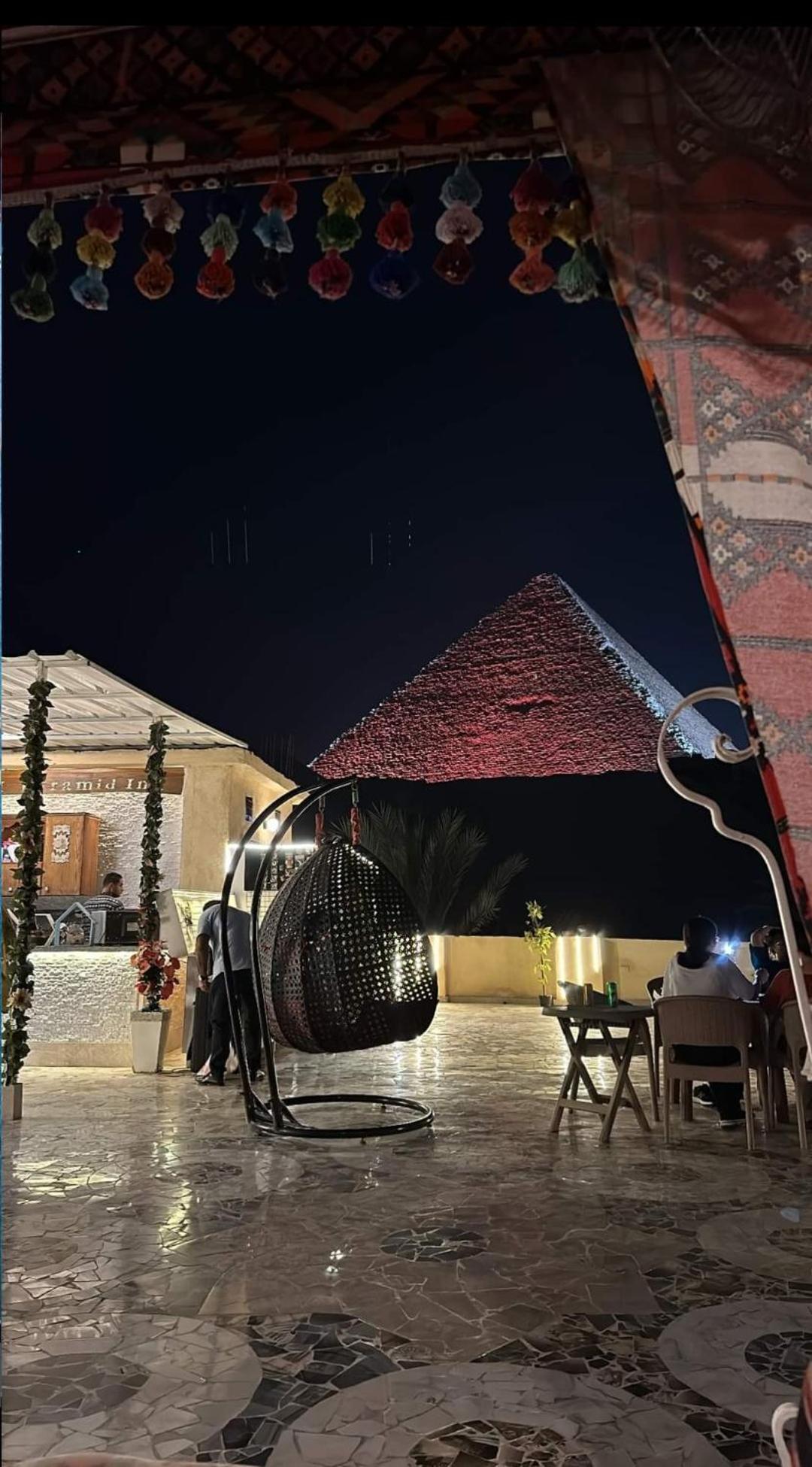 Pyramid View Gh Hotel Kafrat al Jabal Exterior foto